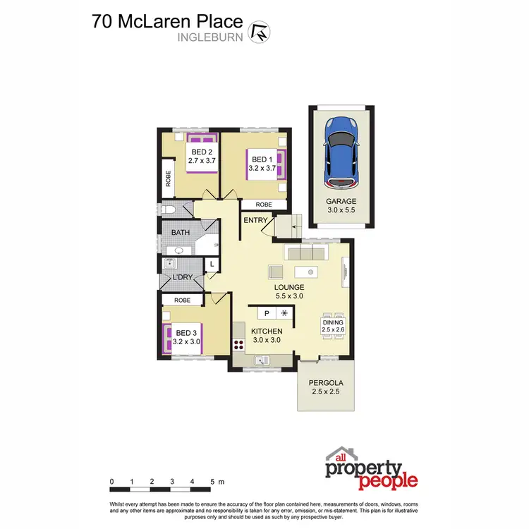 Floorplan of Homely house listing, 70 McLaren Place, Ingleburn NSW 2565