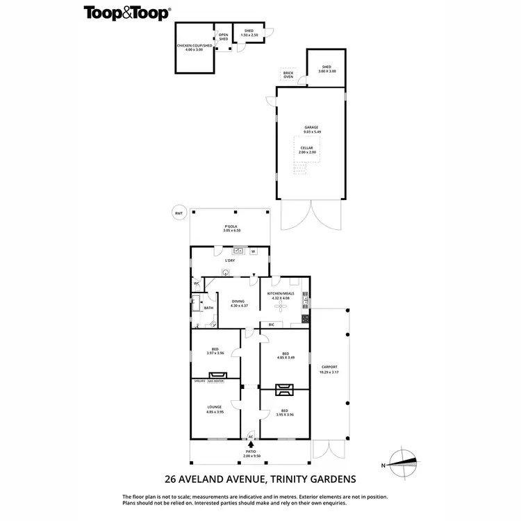 Floorplan of Homely house listing, 26 Aveland Avenue, Trinity Gardens SA 5068