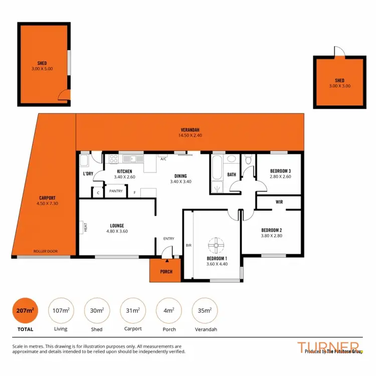 Floorplan of Homely house listing, 21 Witonga Avenue, Salisbury North SA 5108