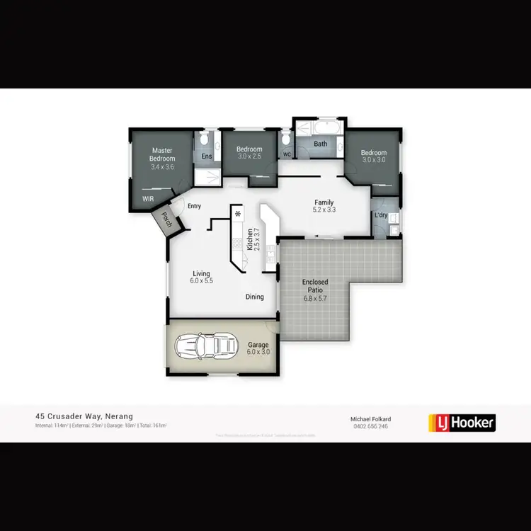 Floorplan of Homely house listing, 45 Crusader Way, Nerang QLD 4211