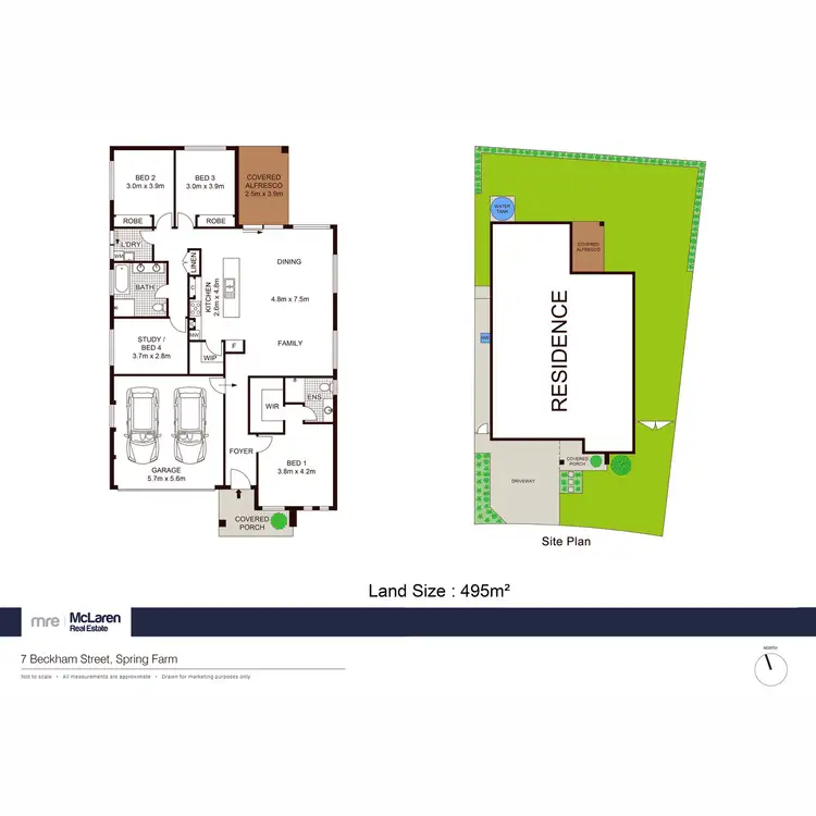 Floorplan of Homely house listing, 7 Beckham Street, Spring Farm NSW 2570