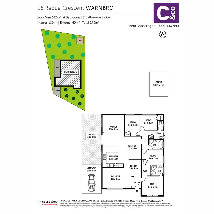 Floorplan of Homely house listing, 16 Requa Crescent, Warnbro WA 6169