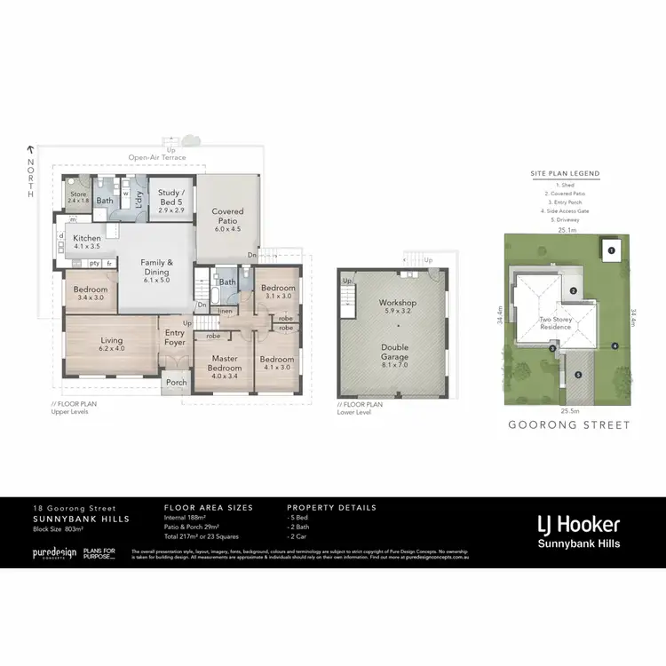 Floorplan of Homely house listing, 18 Goorong Street, Sunnybank Hills QLD 4109