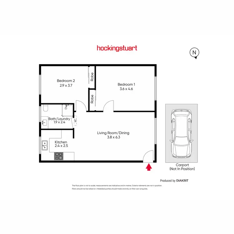 Floorplan of Homely apartment listing, 4/173 Kilby Road, Kew East VIC 3102
