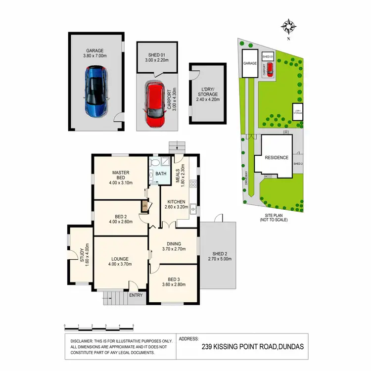 Floorplan of Homely house listing, 239 Kissing Point Road, Dundas NSW 2117