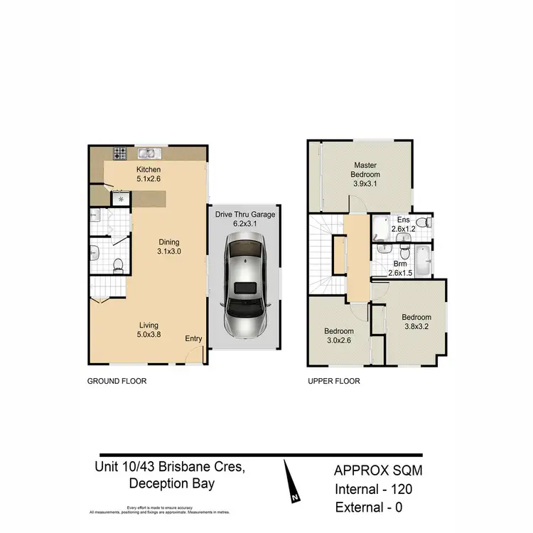 Floorplan of Homely townhouse listing, 10/43-55 Brisbane Crescent, Deception Bay QLD 4508