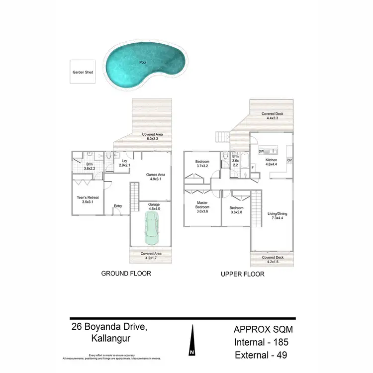 Floorplan of Homely house listing, 26 Boyanda Drive, Kallangur QLD 4503
