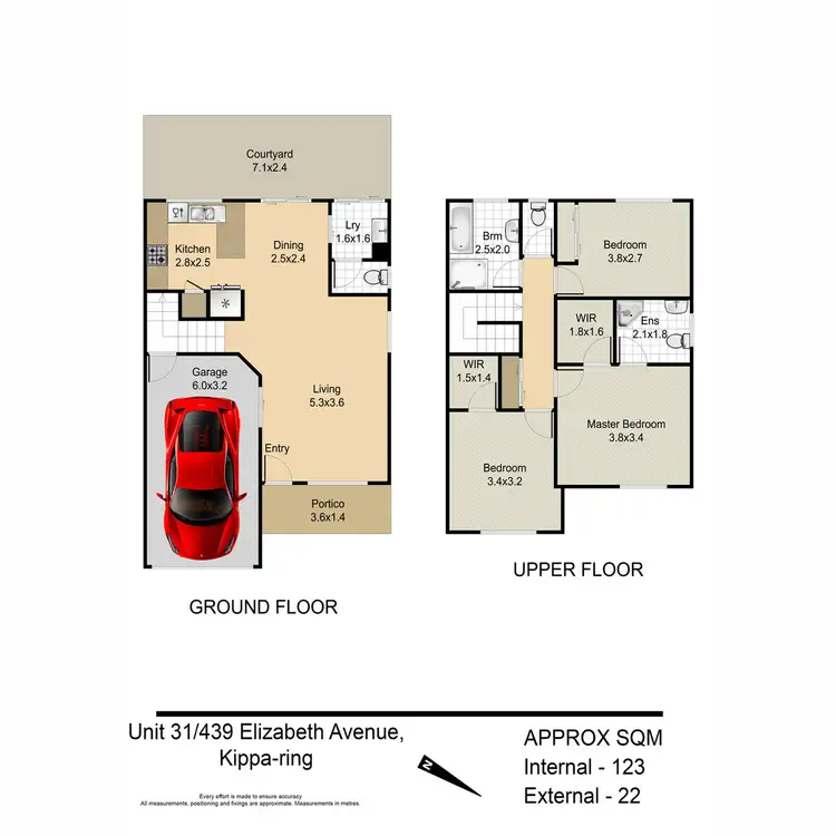 Floorplan of Homely townhouse listing, 31/439 Elizabeth Avenue, Kippa-ring QLD 4021