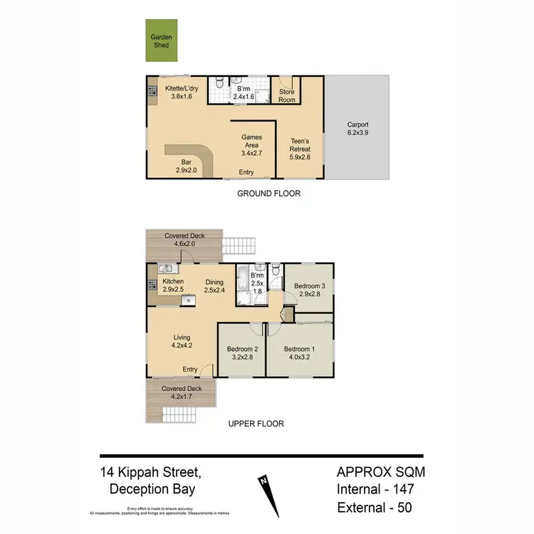 Floorplan of Homely house listing, 14 Kippah Street, Deception Bay QLD 4508