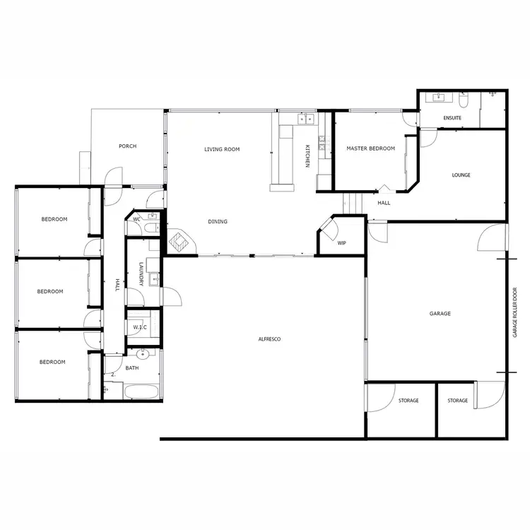 Floorplan of Homely house listing, 12 Fisher Court, Wodonga VIC 3690