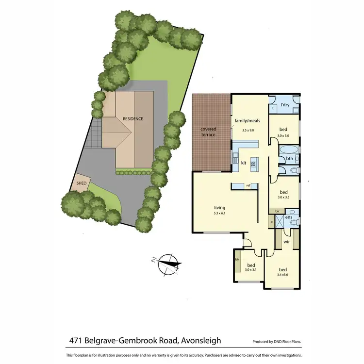 Floorplan of Homely house listing, 471 Belgrave Gembrook Road, Avonsleigh VIC 3782