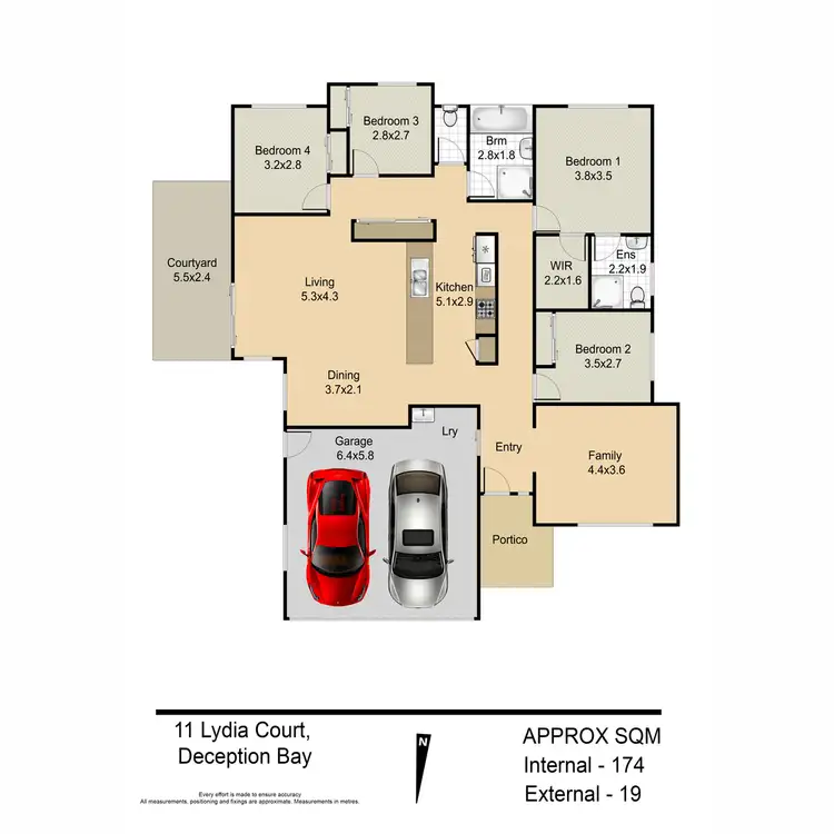 Floorplan of Homely house listing, 11 Lydia Court, Deception Bay QLD 4508