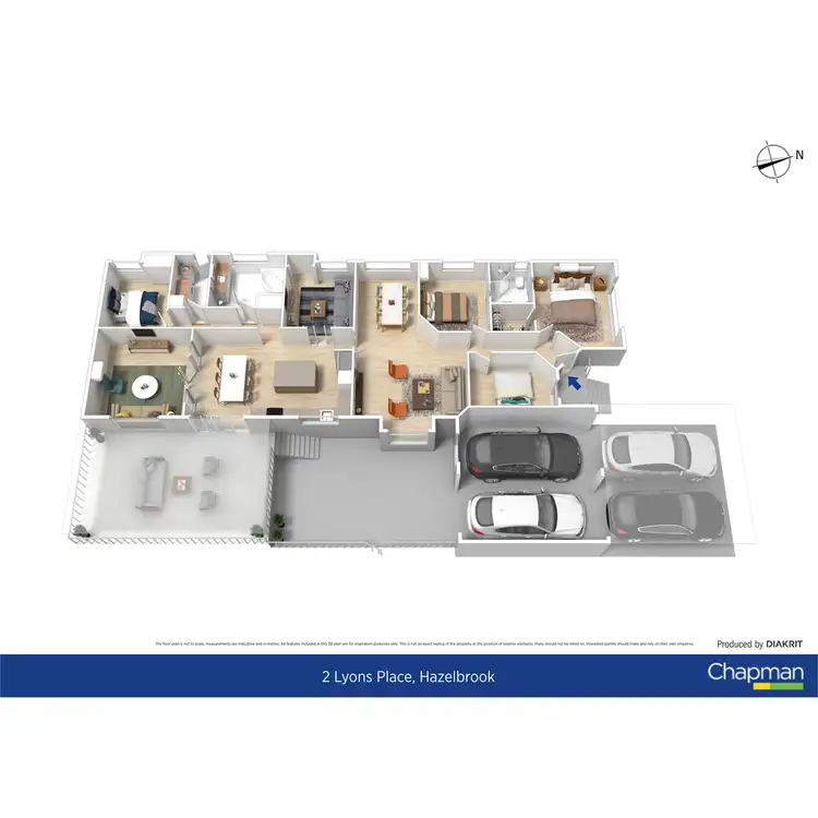 Floorplan of Homely house listing, 2 Lyons Place, Hazelbrook NSW 2779