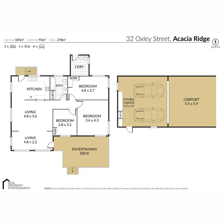 Floorplan of Homely house listing, 32 Oxley Street, Acacia Ridge QLD 4110