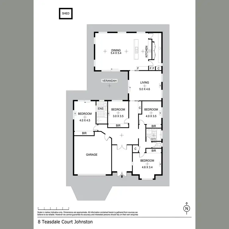 Floorplan of Homely house listing, 8 Teasdale Street, Johnston NT 832