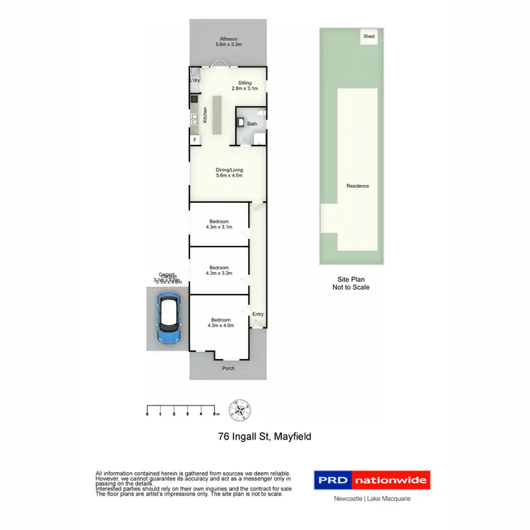 Floorplan of Homely house listing, 76 Ingall Street, Mayfield NSW 2304