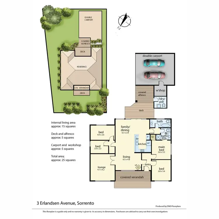 Floorplan of Homely house listing, 3 Erlandsen Avenue, Sorrento VIC 3943