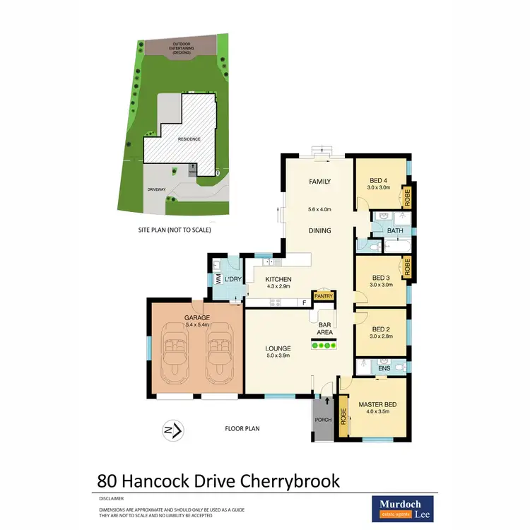 Floorplan of Homely house listing, 80 Hancock Drive, Cherrybrook NSW 2126