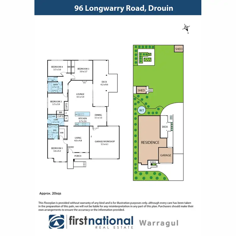 Floorplan of Homely house listing, 96 Longwarry Road, Drouin VIC 3818