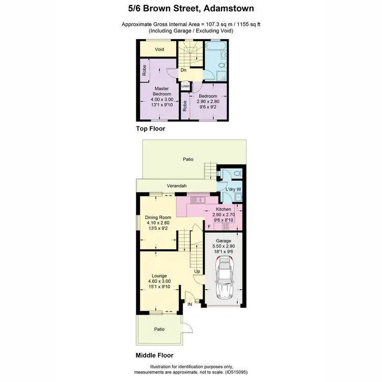 Floorplan of Homely townhouse listing, 5/6 Brown Street, Adamstown NSW 2289