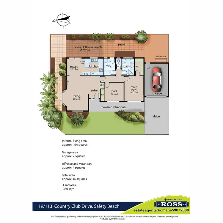 Floorplan of Homely unit listing, 19/113 Country Club Drive, Safety Beach VIC 3936