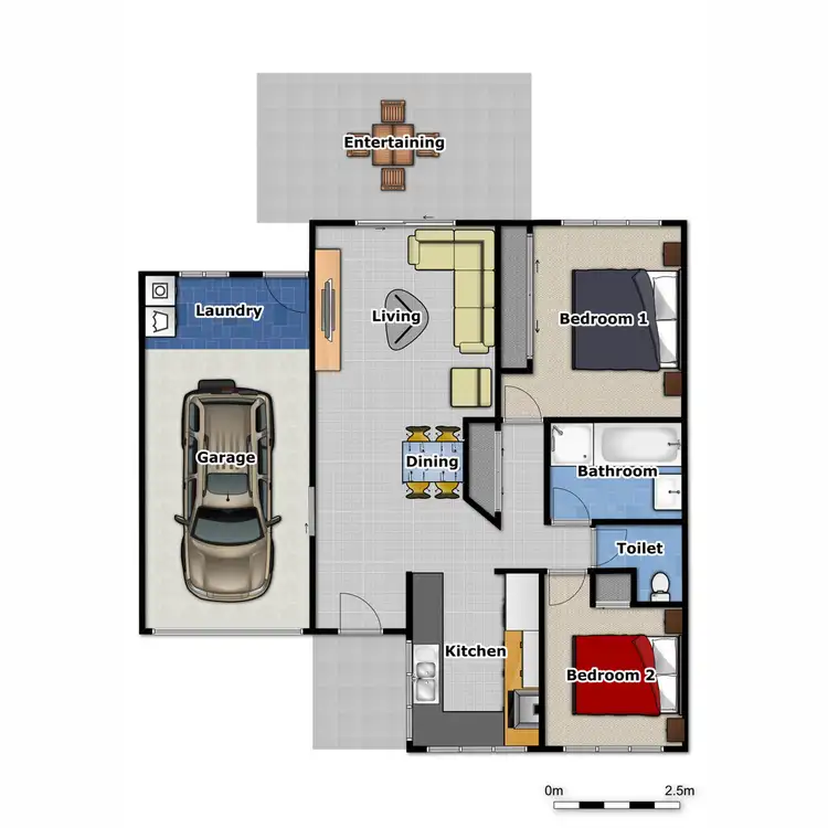 Floorplan of Homely unit listing, 55/1A Joyce Street, East Ipswich QLD 4305