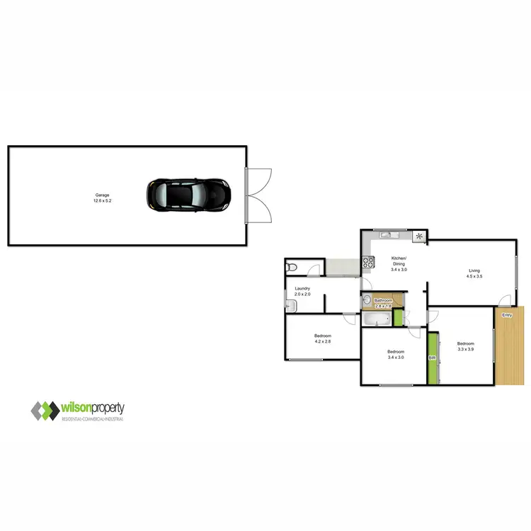 Floorplan of Homely house listing, 12 Catterick Crescent, Traralgon VIC 3844