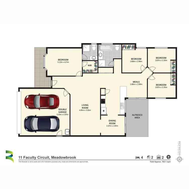 Floorplan of Homely house listing, 11 Faculty Circuit, Meadowbrook QLD 4131