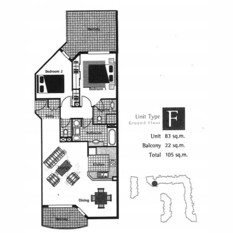 Floorplan of Homely apartment listing, 18/14-26 Markeri Street, Mermaid Beach QLD 4218