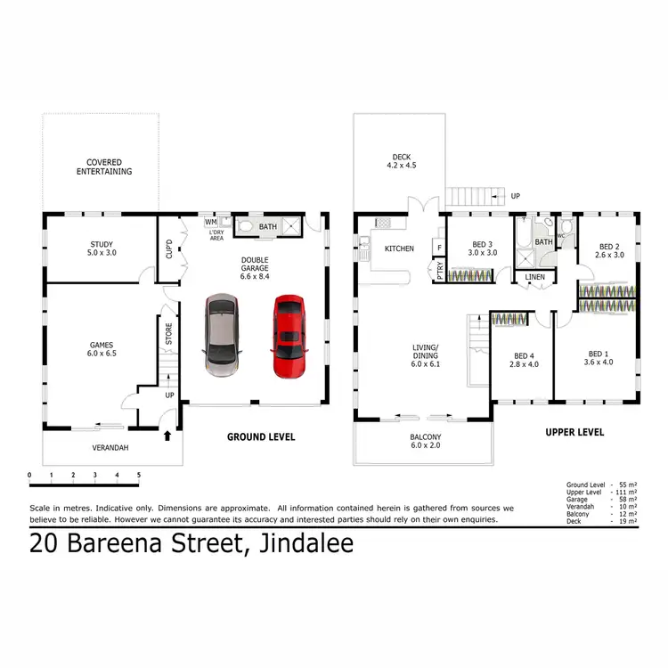 Floorplan of Homely house listing, 20 Bareena  Street, Jindalee QLD 4074