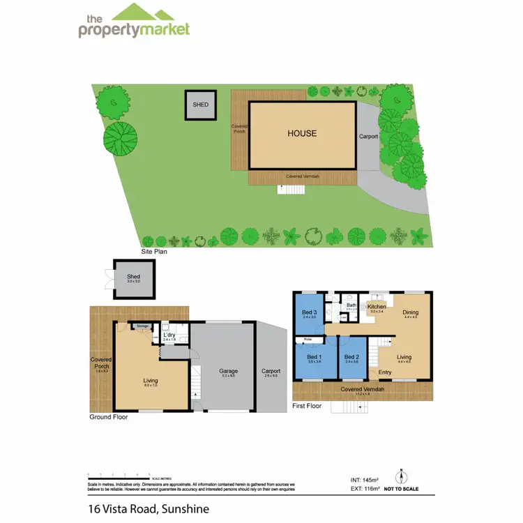 Floorplan of Homely house listing, 16 Vista Road, Sunshine NSW 2264
