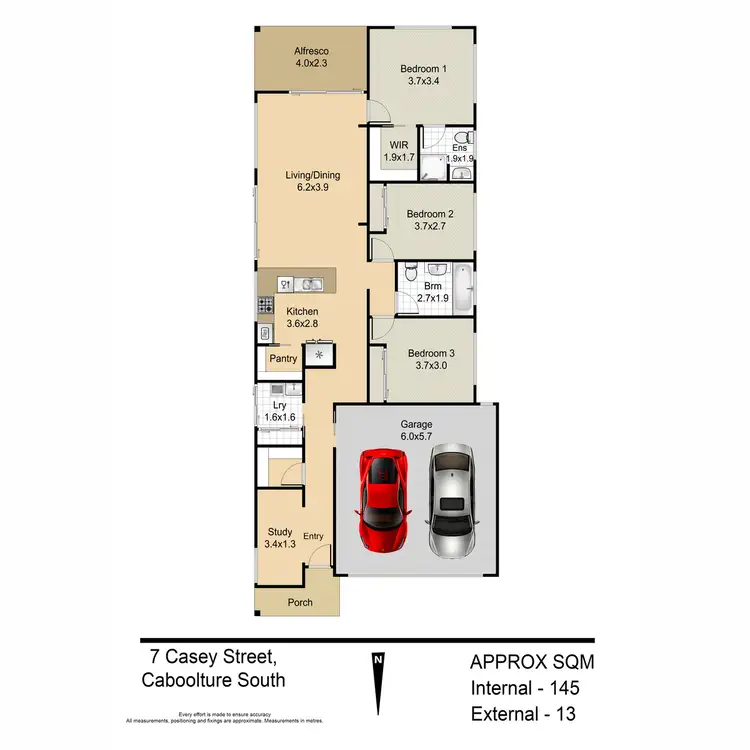 Floorplan of Homely house listing, 7 Casey Street, Caboolture South QLD 4510