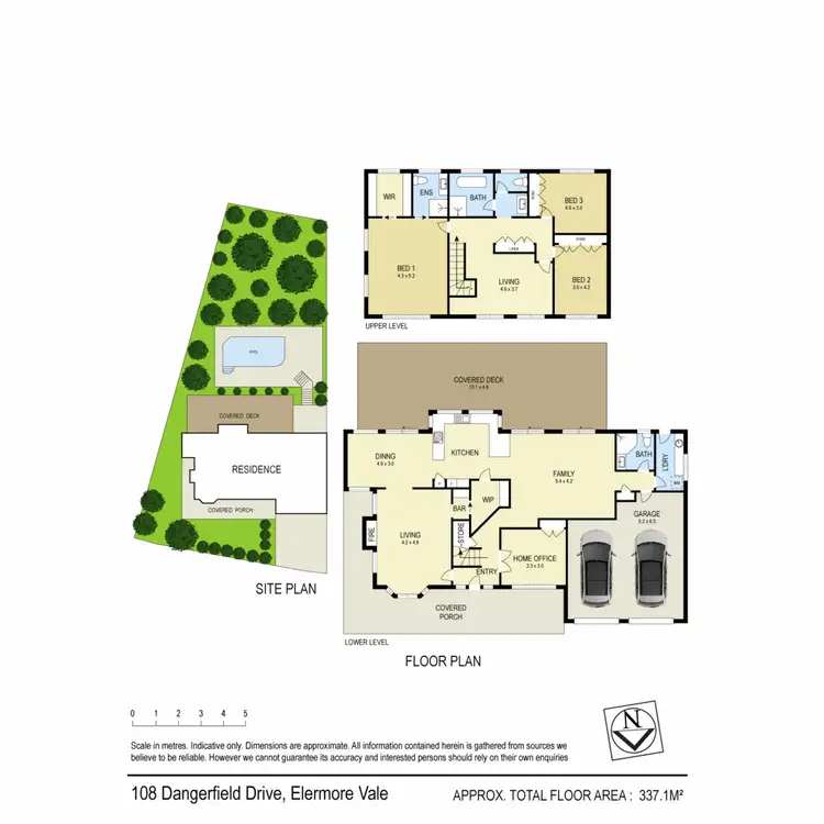 Floorplan of Homely house listing, 108 Dangerfield Drive, Elermore Vale NSW 2287