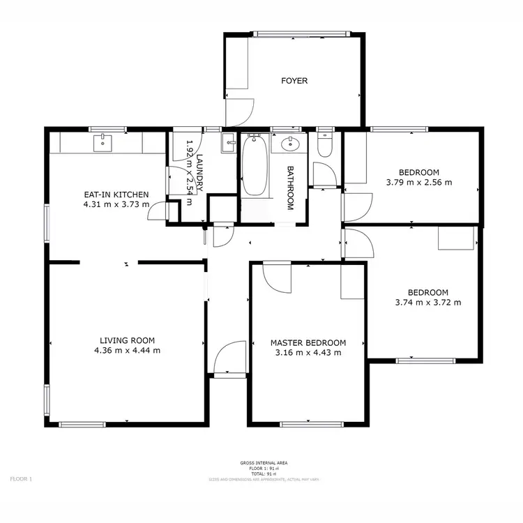 Floorplan of Homely house listing, 28 Albion Road, Bridgewater TAS 7030