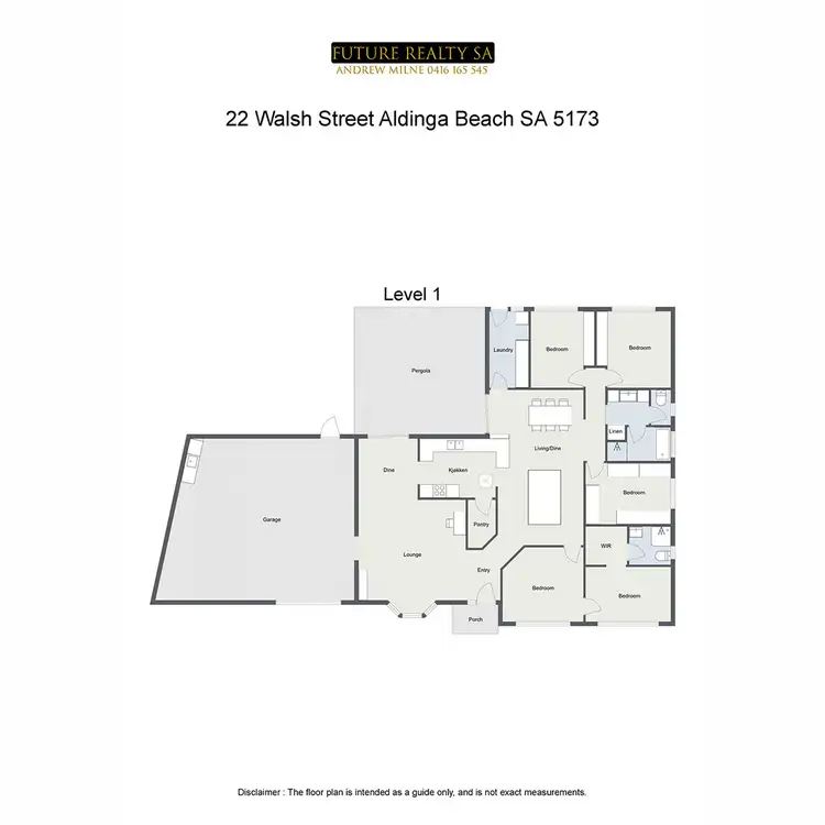 Floorplan of Homely house listing, 22 Walsh Street, Aldinga Beach SA 5173