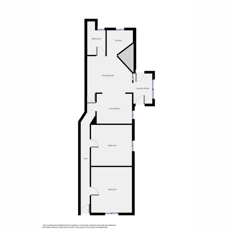 Floorplan of Homely unit listing, 1/9 King Street, Warrnambool VIC 3280