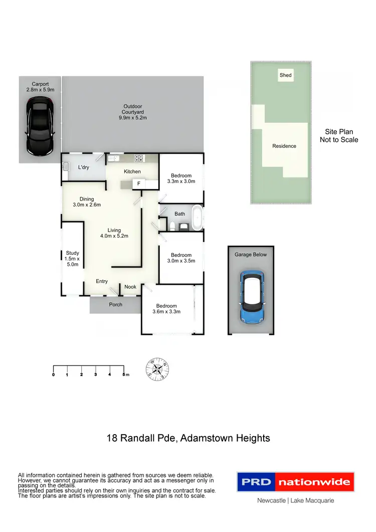 Floorplan of Homely house listing, 18 Randall Parade, Adamstown Heights NSW 2289