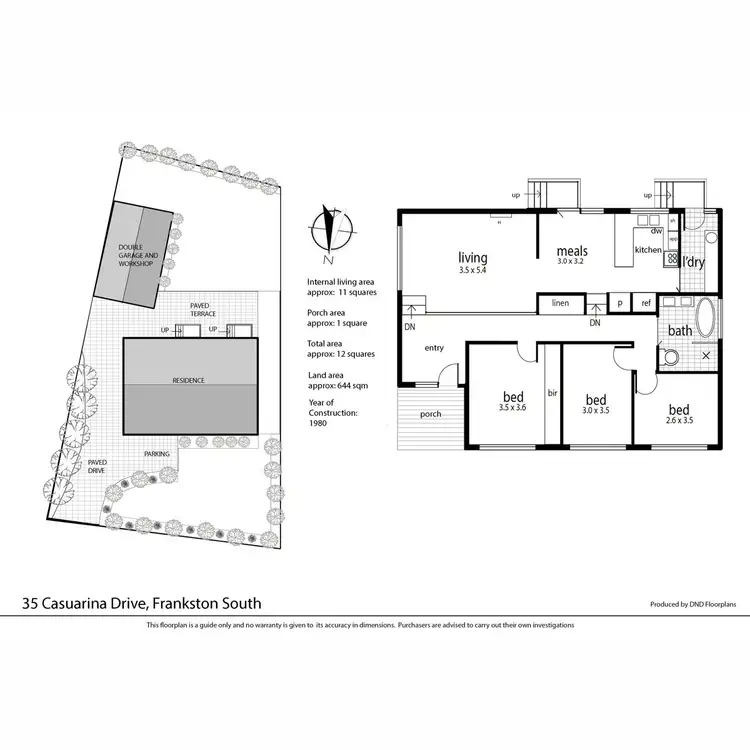 Floorplan of Homely house listing, 35 Casuarina Drive, Frankston South VIC 3199