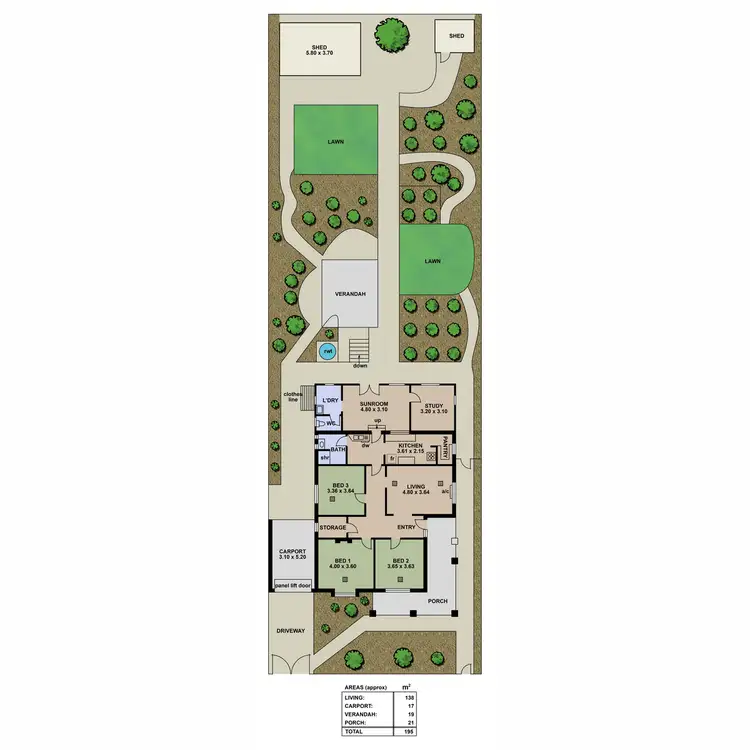 Floorplan of Homely house listing, 104 Third Avenue, Joslin SA 5070