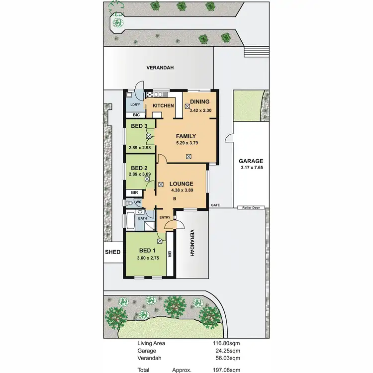 Floorplan of Homely house listing, 28 Anthony Drive, Hillbank SA 5112