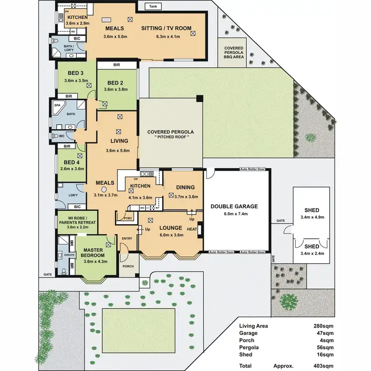 Floorplan of Homely house listing, 15 Sherry Court, Wynn Vale SA 5127