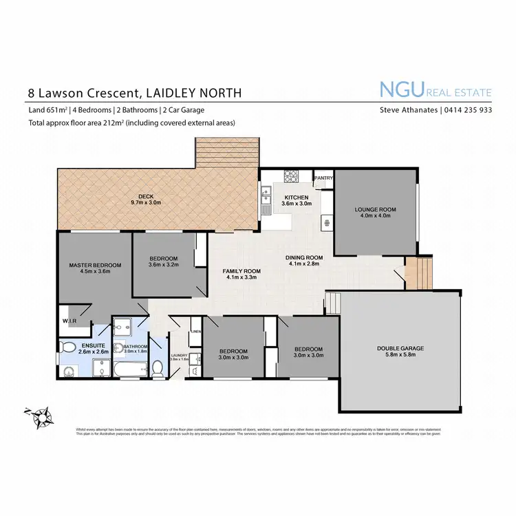Floorplan of Homely house listing, 8 Lawson Crescent, Laidley QLD 4341