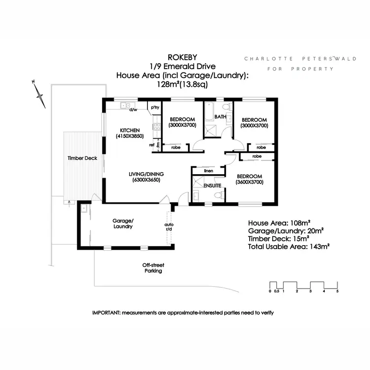 Floorplan of Homely unit listing, 1/9 Emerald Drive, Rokeby TAS 7019