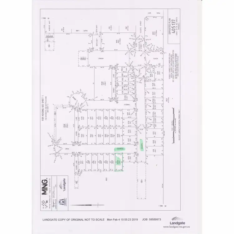 Floorplan of Homely land listing, 3 Schauss Road, Eglinton WA 6034