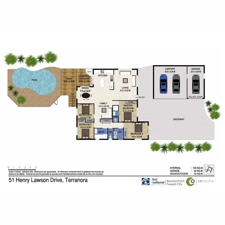 Floorplan of Homely house listing, 51 Henry Lawson Drive, Terranora NSW 2486