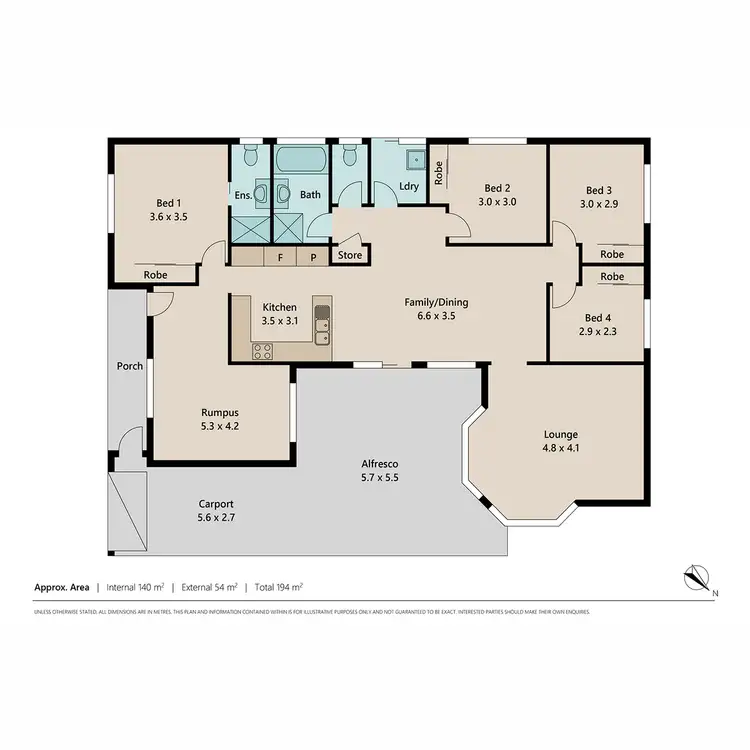 Floorplan of Homely house listing, 54 Regency Drive, Regents Park QLD 4118