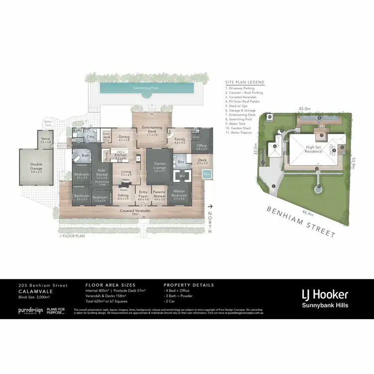 Floorplan of Homely house listing, 205 Benhiam Street, Calamvale QLD 4116