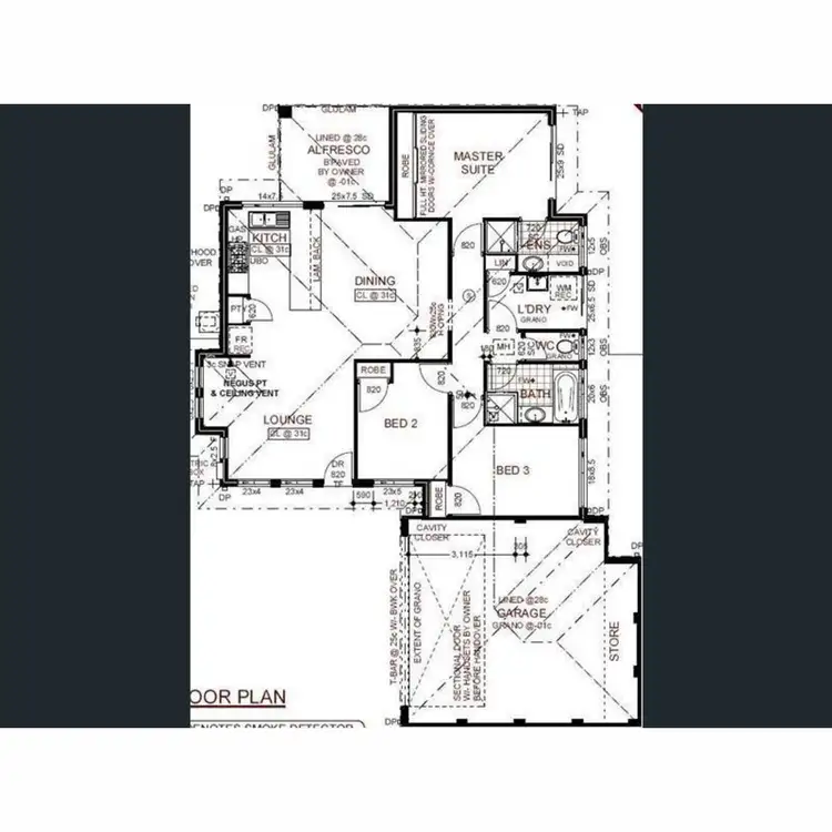 Floorplan of Homely semi-detached listing, 19A Merston Street, Nollamara WA 6061