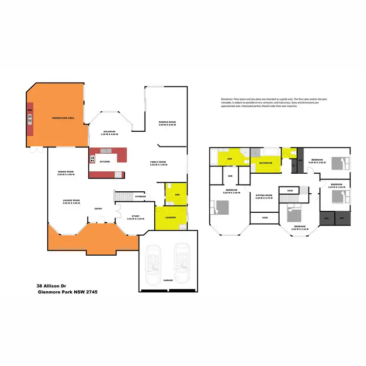 Floorplan of Homely house listing, 38 Allison Drive, Glenmore Park NSW 2745