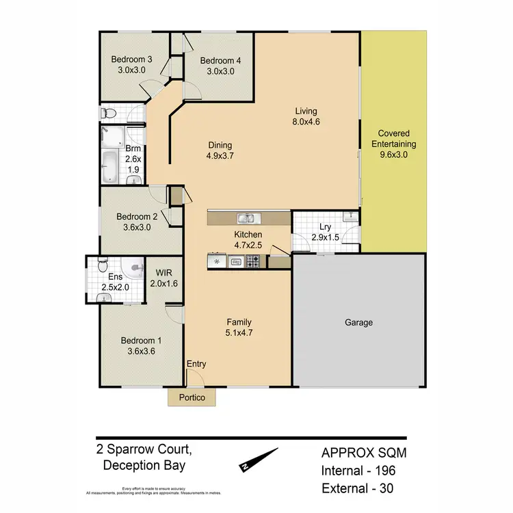 Floorplan of Homely house listing, 2 Sparrow Court, Deception Bay QLD 4508